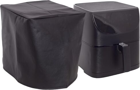 The Perfect Dust Cover, Black Padded Cover Compatible with Ninja AF101 Air Fryer 4 Qt Black/Gray, Anti Static and Waterproof Dust Cover Dimensions 11''W x 13.6''D x 13.6''H by The Perfect Dust Cover LLC in Saudi Arabia