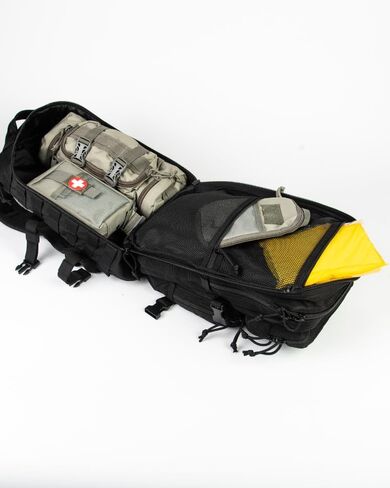 3VGEAR Velox II Quick Action Tactical Backpack - 27L Capacity Bag with 4 Compartments, MOLLE Webbing, Hydration Compatible, Laptop Sleeve and Compression Straps - Large Tactical Backpack - Olive Drab in Saudi Arabia