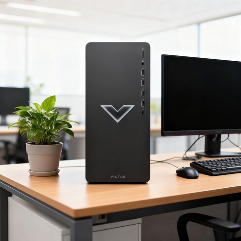 HP Desktop Computers Tower PC, 20-core Intel Core i7-14700(Beat i9-11900K), 32GB DDR4, 1TB PCIe SSD, Type-C, HDMI, VGA, Bluetooth, WiFi6, Keyboard and Mouse, Windows 11 Pro, Black in Saudi Arabia