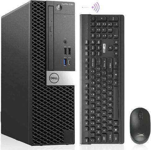 كمبيوتر برجي عالي الأداء ECT1250 من Dell - Intel Ultra 5 225 (10 نواة)، ذاكرة الوصول العشوائي DDR5 سعة 64 جيجابايت، SSD 2 تيرابايت، رسومات Intel UHD، Wi-Fi 6، بلوتوث 5.4، Windows 11 Pro، لوحة مفاتيح وماوس in Saudi Arabia