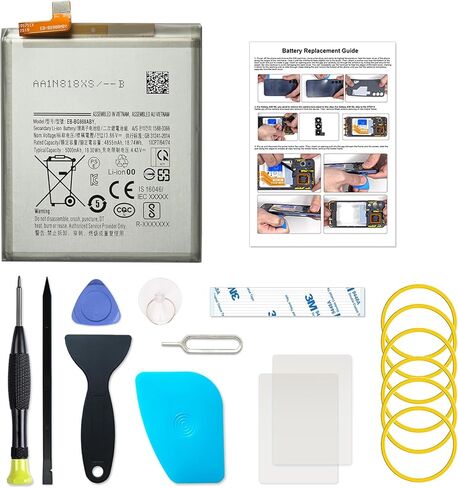 بطارية EB-BG988ABY متوافقة مع هاتف Galaxy S20 Ultra SM-G988U/U1/W/F/N، وتتضمن مجموعة أدوات وتعليمات in Kuwait