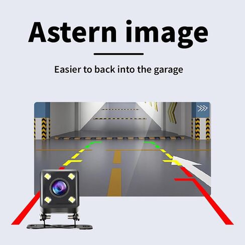Generic 1080P Triple Dash Cam Front and Rear and Cabin Recording, 2.0" IPS Screen Car Accessories, G-Sensor, Night Vision Loop Recording, Motion Detection, Heatproof, Electronics Max 64GB Support in Saudi Arabia