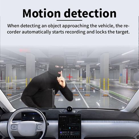 Generic 1080P Triple Dash Cam Front and Rear and Cabin Recording, 2.0" IPS Screen Car Accessories, G-Sensor, Night Vision Loop Recording, Motion Detection, Heatproof, Electronics Max 64GB Support in Saudi Arabia
