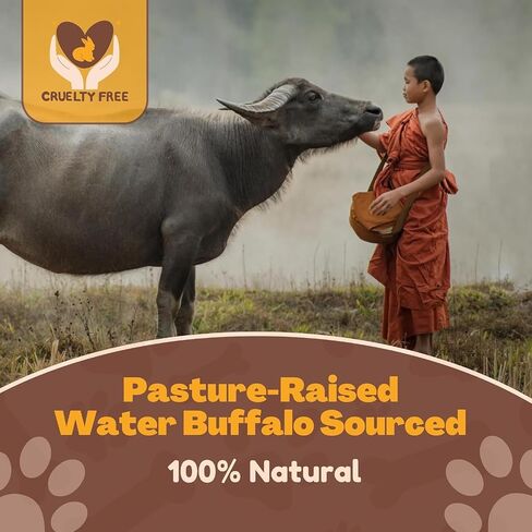 WhiteTail Naturals - Water Buffalo Horns for Dogs (2 Pack Large) All-Natural Buffalo Horn Dog Bone - Long Lasting Chew Toy for Aggressive Chewers and Teething Puppies in Kuwait