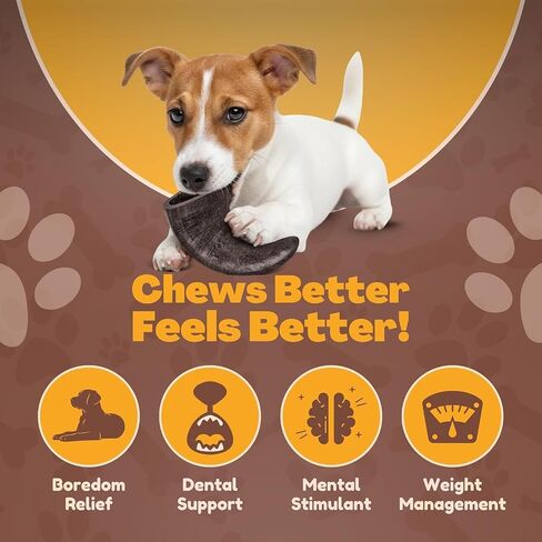 WhiteTail Naturals - Water Buffalo Horns for Dogs (2 Pack Large) All-Natural Buffalo Horn Dog Bone - Long Lasting Chew Toy for Aggressive Chewers and Teething Puppies in Kuwait