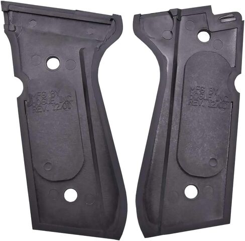 Beretta 92/96 Series Standard Wood Handles with Medallion | Durable Non-Slip Replacement Gun Handle | Compatible with 96-92FS - 92A1 - M9 - M9A1 - Brigadier - Centurion - Elite in Saudi Arabia