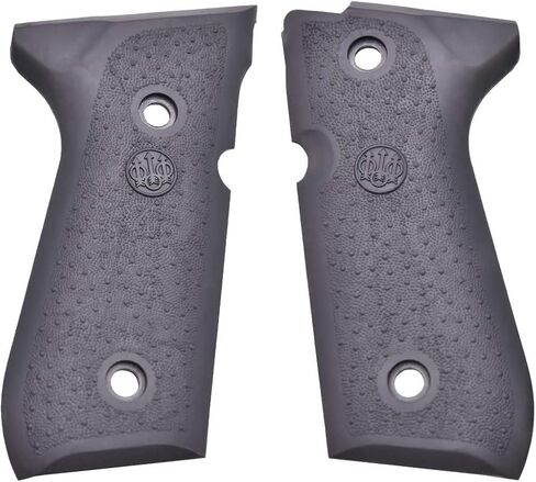 Beretta 92/96 Series Standard Wood Handles with Medallion | Durable Non-Slip Replacement Gun Handle | Compatible with 96-92FS - 92A1 - M9 - M9A1 - Brigadier - Centurion - Elite in Saudi Arabia