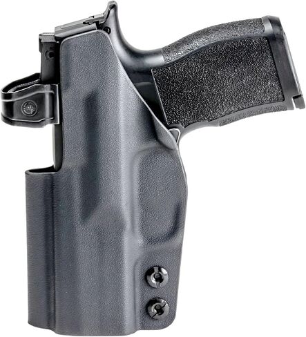 Rounded IWB Holster - Inside Waistband Concealed Carry, American Made, Concealment Express, Black Kydex, Optics Ready, Fits: in Saudi Arabia