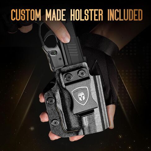 WARRIORLAND Laser Sight with P365 Holster, Fits for Sig P365 / P365X / P365XL - Not Fit P365X-Macro, Right-Hand Kydex Holster & Trigger Laser with Ambidextrous Switches and Power Indicator in Saudi Arabia