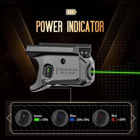 WARRIORLAND Laser Sight with P365 Holster, Fits for Sig P365 / P365X / P365XL - Not Fit P365X-Macro, Right-Hand Kydex Holster & Trigger Laser with Ambidextrous Switches and Power Indicator in Saudi Arabia