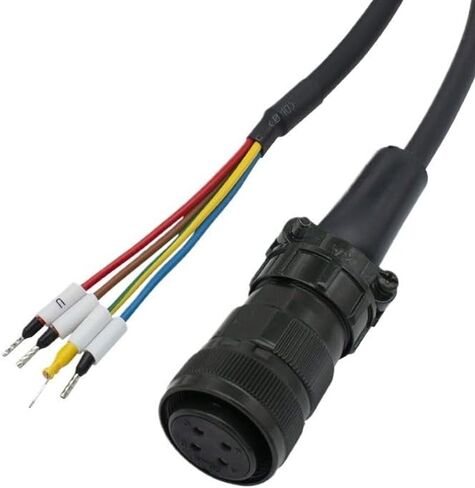 High Power Servo Motor Power Cord MR-PWCNS5-2M 3M 5M 10M -H/L Power Cord(2M,MR-PWCNS5-XXM-L) in Saudi Arabia