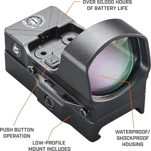 Bushnell 1x Reflex Red Dot with Aimpoint Base , Black in Saudi Arabia