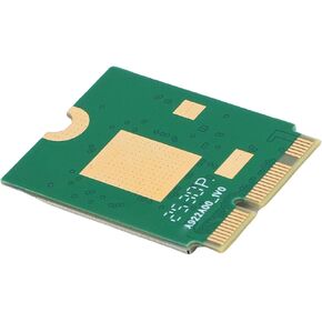 بطاقة VBESTLIFE M.2 WiFi 7 اللاسلكية بسرعة 6338 ميجا بت في الثانية ثلاثية الموجات 6G/5G/2.4G، مجموعة شرائح RTL8922AE مع بلوتوث 5.4، بطاقة شبكة الكمبيوتر الشخصي المتوافقة مع Wins 10/11 in Saudi Arabia
