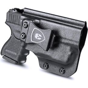 WARRIORLAN Compatible with Glock 26 w/TLR-6 Holster, IWB Kydex Holster Fit Glock 26/27/28/33 w/TLR6 Laser Light, Inside Waistband Concealed Carry Holster, Adj. Cant & Retention, Right/Left Hand in Saudi Arabia