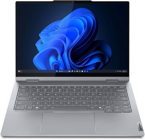Lenovo ThinkBook 14 2-in-1 Gen 5 2025 AI PC مع Intel Core 5 225U، شاشة لمس 14 بوصة 100% sRGB، ذاكرة وصول عشوائي 16 جيجابايت، 512 جيجابايت SSD، قلم يوجا، Win 11 Pro، ضمان لمدة عام في الموقع، إضاءة خلفية، بصمة الإصبع، Thunderbolt 4 in Kuwait