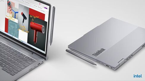 Lenovo ThinkBook 14 2-in-1 Gen 5 2025 AI PC مع Intel Core 5 225U، شاشة لمس 14 بوصة 100% sRGB، ذاكرة وصول عشوائي 16 جيجابايت، 512 جيجابايت SSD، قلم يوجا، Win 11 Pro، ضمان لمدة عام في الموقع، إضاءة خلفية، بصمة الإصبع، Thunderbolt 4 in Kuwait