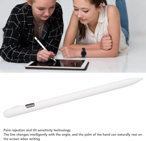 Touch Screen Pen, for 2018 to 2025 Tablets, Palm Rejection, Magnetic Fast Charging Tablet Pencil with Nib, Power Saving Mode, Smart Pairing in Saudi Arabia