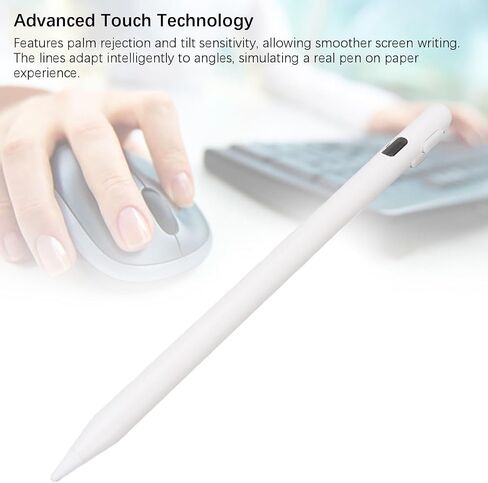 Touch Screen Pen, for 2018 to 2025 Tablets, Palm Rejection, Magnetic Fast Charging Tablet Pencil with Nib, Power Saving Mode, Smart Pairing in Saudi Arabia