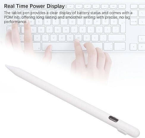 Touch Screen Pen, for 2018 to 2025 Tablets, Palm Rejection, Magnetic Fast Charging Tablet Pencil with Nib, Power Saving Mode, Smart Pairing in Saudi Arabia