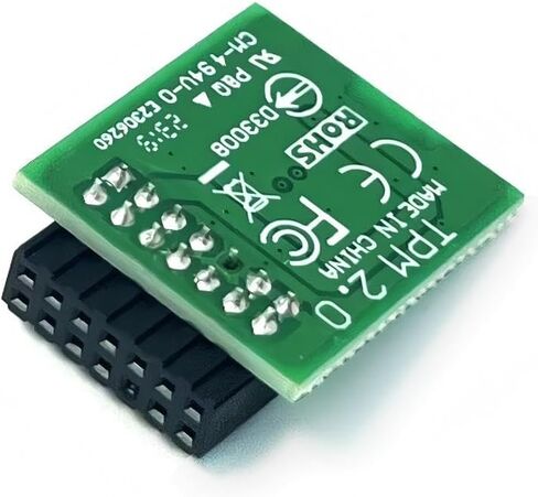 TPM 2.0 Module LPC 14Pin with Infineon SLB9665 for MSI MS-4136 B450-A PRO,B450 Tomahawk MAX,B450 Tomahawk,B450 Gaming Plus,B450 Gaming PRO Carbon AC,B450 Gaming PRO Carbon MAX WiFi in Saudi Arabia