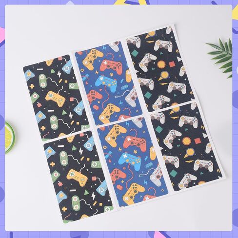 GTOTd Video Game Outlet Cover Sticker Deacl 6 PCS (Not Plate,Size 4.50" x 2.76"),Cute DIY Decor Art Decorative Light Switch Plate Faceplate Kids Room Kitchen Bathroom in Saudi Arabia