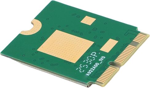 بطاقة VBESTLIFE M.2 WiFi 7 اللاسلكية بسرعة 6338 ميجا بت في الثانية ثلاثية الموجات 6G/5G/2.4G، مجموعة شرائح RTL8922AE مع بلوتوث 5.4، بطاقة شبكة الكمبيوتر الشخصي المتوافقة مع Wins 10/11 in Kuwait