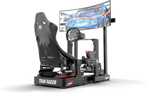 حامل شاشة مفرد كبير قائم بذاته من Trak Racer مع حامل عالمي يصل إلى 80 بوصة، متوافق مع شريحة السباق والطيران بعرض 1200 مم in Saudi Arabia