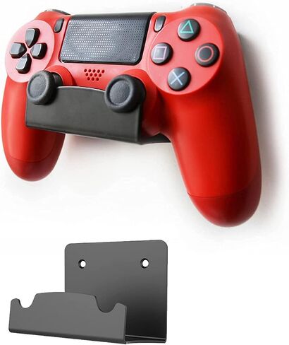 حامل حائط Gadget Gear لوحدة تحكم PS5 / PS4 (DualShock 4 / DualSense)، تصميم مخصص، تطبيق خالٍ من البراغي (قطعتان) in Saudi Arabia