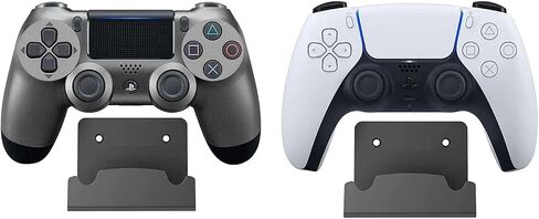 حامل حائط Gadget Gear لوحدة تحكم PS5 / PS4 (DualShock 4 / DualSense)، تصميم مخصص، تطبيق خالٍ من البراغي (قطعتان) in Saudi Arabia