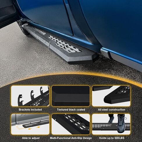 ONINE LASER CUT 7 "لوحات تشغيل مخصصة FIT FIT 2019-2025 DODGE RAM 1500 NEW BODY QUAR SIDE in Saudi Arabia