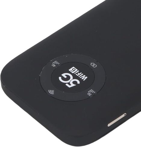 Dpofirs 5G Mobile Hotspot WiFi for Travel, Up to 16 Devices, 2.77Gbps & 1.25Gbps, 5G Router for Smartphones, Laptops, Tablets, Gaming Consoles, 7100mAh Battery (Black) in Saudi Arabia
