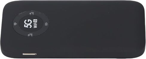 Dpofirs 5G Mobile Hotspot WiFi for Travel, Up to 16 Devices, 2.77Gbps & 1.25Gbps, 5G Router for Smartphones, Laptops, Tablets, Gaming Consoles, 7100mAh Battery (Black) in Saudi Arabia