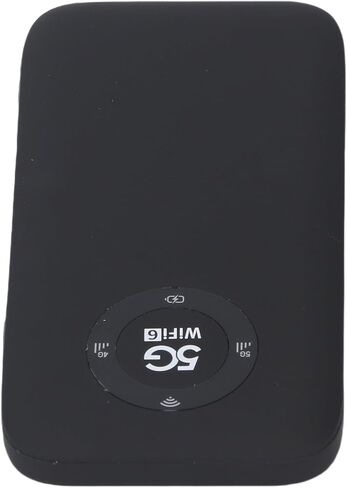 Dpofirs 5G Mobile Hotspot WiFi for Travel, Up to 16 Devices, 2.77Gbps & 1.25Gbps, 5G Router for Smartphones, Laptops, Tablets, Gaming Consoles, 7100mAh Battery (Black) in Saudi Arabia