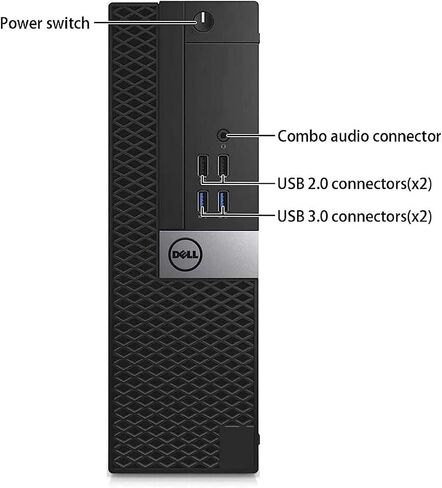 كمبيوتر مكتبي Dell OptiPlex 7040 SFF مع شاشة LCD FHD مقاس 27 بوصة، وكمبيوتر مكتبي 7040 SFF Intel Core i5-6th، وذاكرة وصول عشوائي سعتها 16 جيجابايت، ومحرك أقراص SSD سعة 512 جيجابايت، ولوحة مفاتيح RGB، وWin11 pro (متجدد) in Saudi Arabia