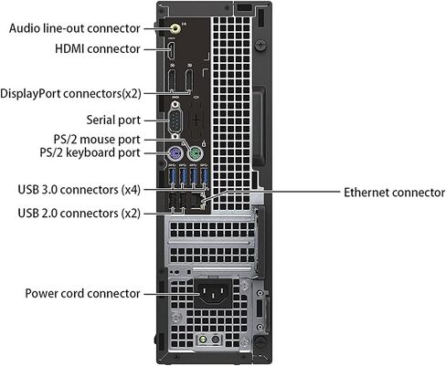 كمبيوتر مكتبي Dell OptiPlex 7040 SFF مع شاشة LCD FHD مقاس 27 بوصة، وكمبيوتر مكتبي 7040 SFF Intel Core i5-6th، وذاكرة وصول عشوائي سعتها 16 جيجابايت، ومحرك أقراص SSD سعة 512 جيجابايت، ولوحة مفاتيح RGB، وWin11 pro (متجدد) in Saudi Arabia