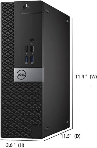 كمبيوتر مكتبي Dell OptiPlex 7040 SFF مع شاشة LCD FHD مقاس 27 بوصة، وكمبيوتر مكتبي 7040 SFF Intel Core i5-6th، وذاكرة وصول عشوائي سعتها 16 جيجابايت، ومحرك أقراص SSD سعة 512 جيجابايت، ولوحة مفاتيح RGB، وWin11 pro (متجدد) in Saudi Arabia