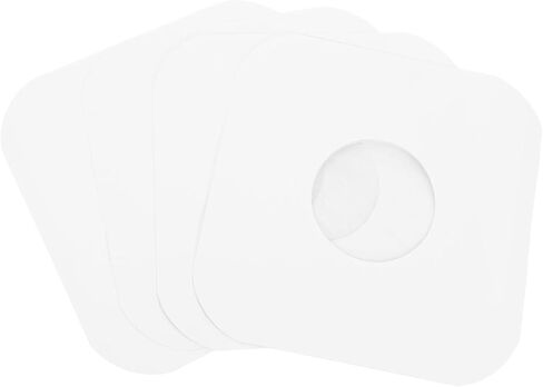 SUPVOX 4pcs Record Sleeves Durable Kraft Paper Covers with Po Film Inner Sleeves Dust Protection for Safeguarding and Storing Your Records in Saudi Arabia