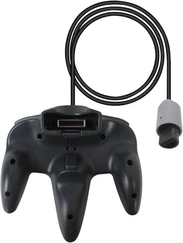 Qblahip 2-Pack Classic Controller for Nintendo 64, Retro Wired Remote Game Pad Joystick Controller for N64 System Video Console (Transparent Red and Transparent Blue) in Saudi Arabia