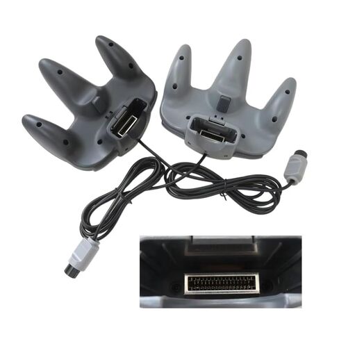 Qblahip 1 Pack Classic 64 Wired Controller Joystick for N64 Video Game System N64 Console (Transparent Red) in Saudi Arabia