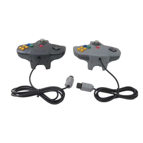Qblahip 1 Pack Classic 64 Wired Controller Joystick for N64 Video Game System N64 Console (Transparent Red) in Saudi Arabia