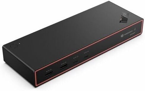 Lenovo ThinkPad Thunderbolt 4 Smart Dock Gen2 7500 - US - for Notebook, Display Screen, Monitor - Charging Capability - 135 W - Thunderbolt 4-4 Displays Supported - 8K @ 60Hz, 4K @ 144Hz - 7680 x 43 in Saudi Arabia