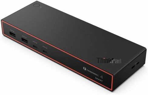 Lenovo ThinkPad Thunderbolt 4 Smart Dock Gen2 7500 - US - for Notebook, Display Screen, Monitor - Charging Capability - 135 W - Thunderbolt 4-4 Displays Supported - 8K @ 60Hz, 4K @ 144Hz - 7680 x 43 in Saudi Arabia