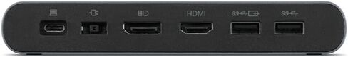 Lenovo Docking Station USB-C Universal Business Dock, Dual Display: Includes USB-C Cable + Power Adapter + Zoomspeed Display Port Cable + Zoomspeed HDMI Cable + AOM Cleaning Cloth in Saudi Arabia
