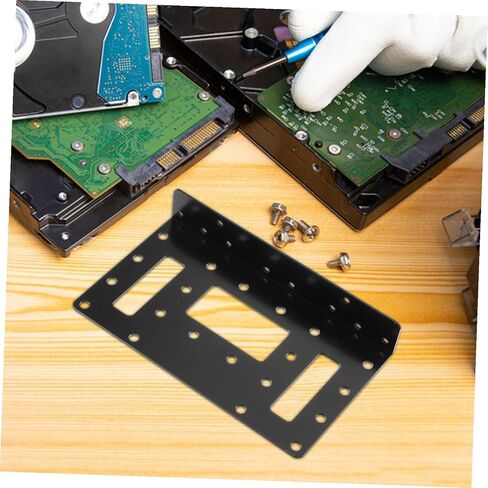 4pcs SSD Mounting Bracket Kit Hard Drive Adapter for Desktop PC External Hard Drive Bay Expansion Stand Metal Construction for Home Office Storage in Saudi Arabia