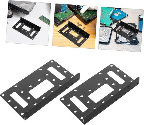 4pcs SSD Mounting Bracket Kit Hard Drive Adapter for Desktop PC External Hard Drive Bay Expansion Stand Metal Construction for Home Office Storage in Saudi Arabia