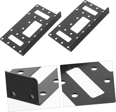 4pcs SSD Mounting Bracket Kit Hard Drive Adapter for Desktop PC External Hard Drive Bay Expansion Stand Metal Construction for Home Office Storage in Saudi Arabia