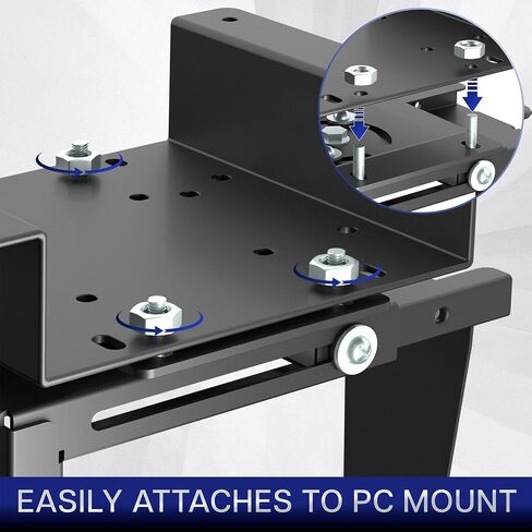 حامل فاصل تحت المكتب من VIVO مصمم لـ MOUNT-PC01، وMOUNT-PC01L، وMOUNT-PC04L، وMOUNT-PC04A، والمزيد، مسافة 2.1 بوصة، دعامة فقط، Mount-PCSB1 in Saudi Arabia