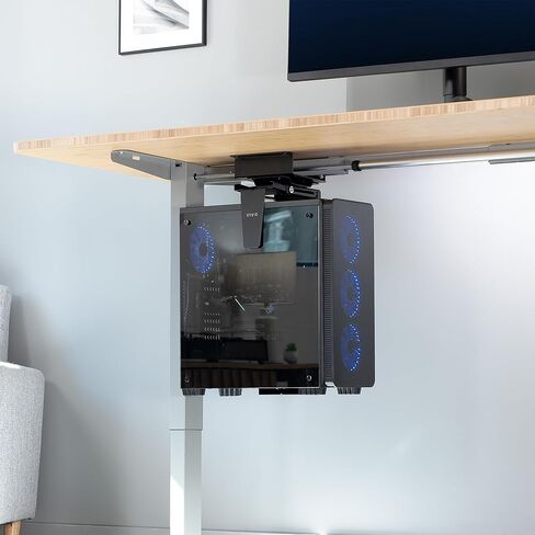حامل فاصل تحت المكتب من VIVO مصمم لـ MOUNT-PC01، وMOUNT-PC01L، وMOUNT-PC04L، وMOUNT-PC04A، والمزيد، مسافة 2.1 بوصة، دعامة فقط، Mount-PCSB1 in Saudi Arabia