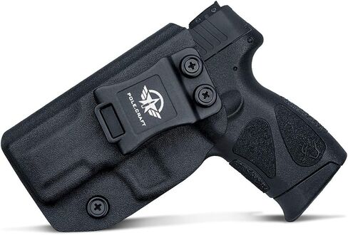 Taurus G2C Holster، Kydex IWB Holster Fit مخصص: Taurus G2C 9mm & Millennium PT111 G2 / PT140 Pistol - حزام الخصر الداخلي المخفي - Adj. عدم القدرة على الاحتفاظ - زر الغطاء المغناطيسي - عدم التآكل - عدم وجود اهتزاز in Saudi Arabia