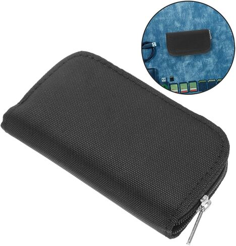 Angoily 2pcs Memory Card Holder Case: 22 Slots Memory Card Organizer with Transparent Slots - Easy to Carry for Travel and Photography in Saudi Arabia